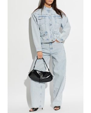 Gestuz 'Gzparwana' Denim Jacket - Gray