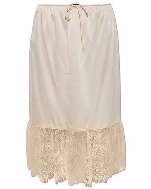 Posse Silk Skirt 'Blake' - White