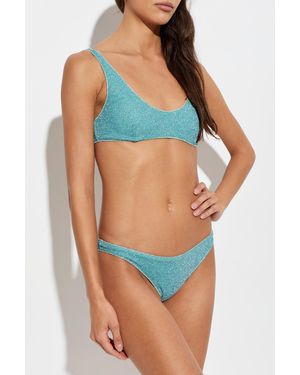 Oséree Two-Piece Swimsuit With Lurex Thread - Blue
