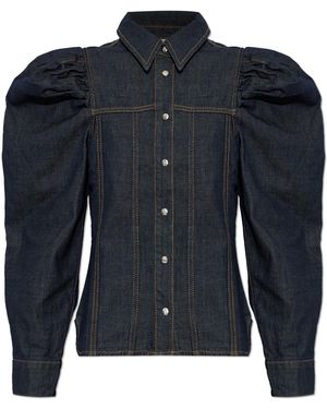 Ganni Denim Shirt - Blue