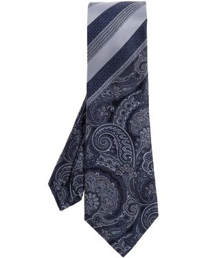 Etro Silk Tie - Blue