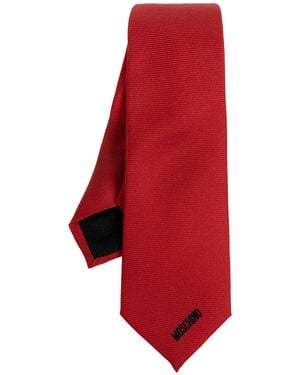 Moschino Silk Tie - Red