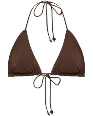 Jacquemus Bikini Top 'Triangle' - Brown