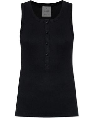 Munthe Ribbed Top 'Boma' - Black