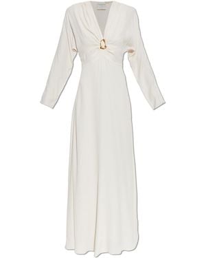 forte_forte Long Sleeve Dress - White