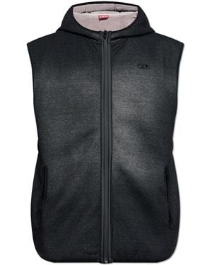 DIESEL Padded Vest S-Haky - Black