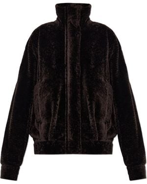 Arma Sheepskin Coat 'Paula' - Black