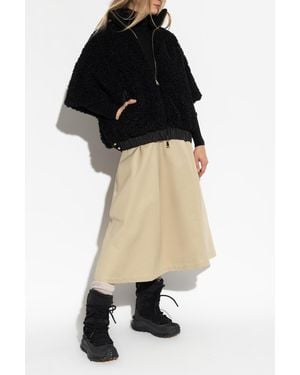 Moncler Double-Sided Poncho - Black