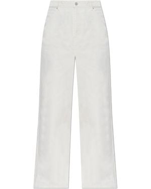 Officine Generale Jeans With Pockets - White