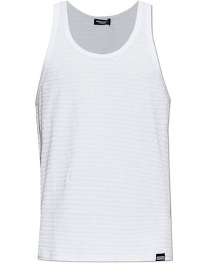 DSquared² Sleeveless Lingerie Top - White