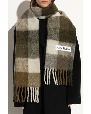 Acne Studios Wool Scarf - Black