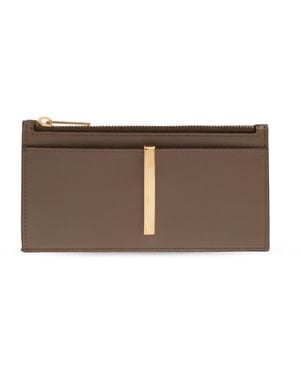 Tod's Leather Card Holder - Brown