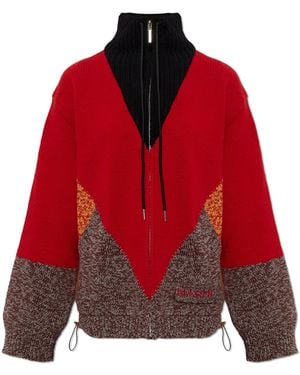 Marni Wool Turtleneck Sweater - Red