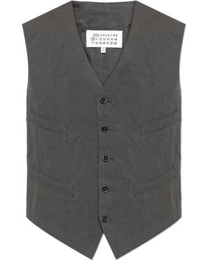 Maison Margiela Vest With Pockets - Grey