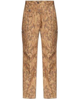 Ganni Cargo Trousers - Natural