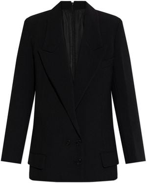 Victoria Beckham Double-Breasted Blazer - Black