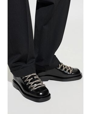 Jimmy Choo 'Reeves Lace Up' Shoes - Black