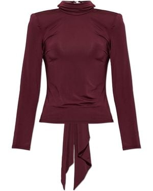ROTATE BIRGER CHRISTENSEN Top With An Open Back - Purple