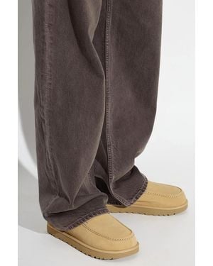UGG Suede Shoes 'Goldenstar Evelina Clog' - Gray