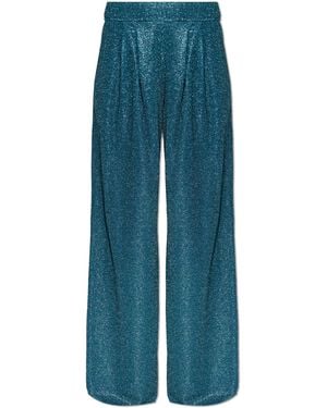 Oséree Trousers With Lurex Thread - Blue