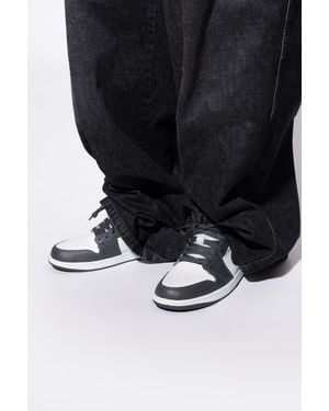 Nike Sports Shoes "Air Jordan 1 Low" - Black