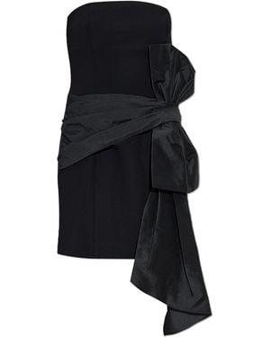 ROTATE BIRGER CHRISTENSEN Off-The-Shoulder Short Dress - Black