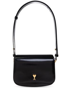 Ami Paris Shoulder Bag - Black