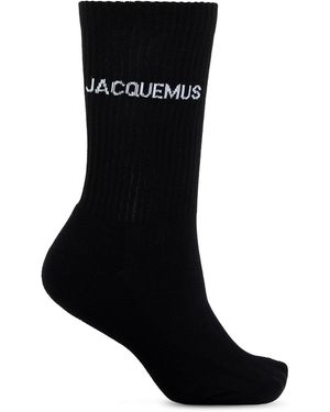 Jacquemus Socks With Logo - Black