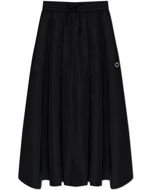 KENZO Skirt With Logo - Black