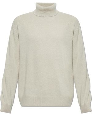 Lisa Yang Cashmere Turtleneck 'Faron' - White