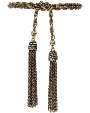Etro Brass Waist Belt - Metallic
