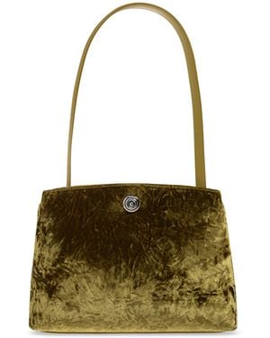 Liffner Velvet 'Pushlock' Bag - Metallic