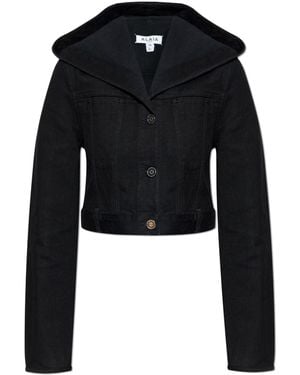 Alaïa Denim Jacket - Black