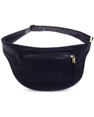 Bogner 'Karla' Bag With Embroidered Logo - Blue