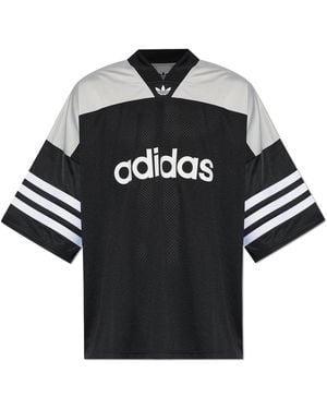 adidas Originals Oversize T-Shirt With Logo - Black