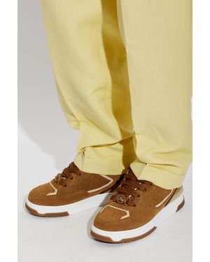 Versace "Biggie Basket" Sports Shoes - Natural