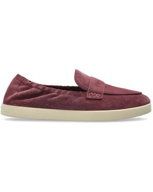 Tory Burch Suede "Loafers" Shoes - Purple