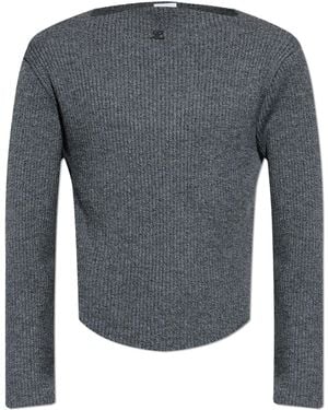 Courreges Wool Jumper - Grey