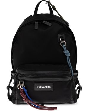 DSquared² Logo Backpack - Black