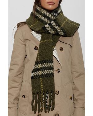 Burberry Wool Scarf - Green