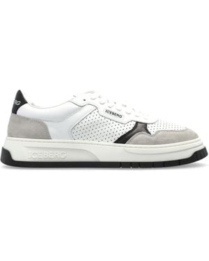 Iceberg Sports Shoes With Logo - White