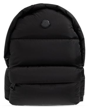 Moncler Backpack With Logo Patch - Black