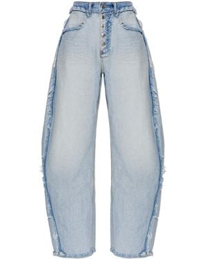 Alexander Wang Jeans With Raw Finish - Blue