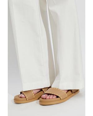 Fendi 'Feel' Slides - Gray