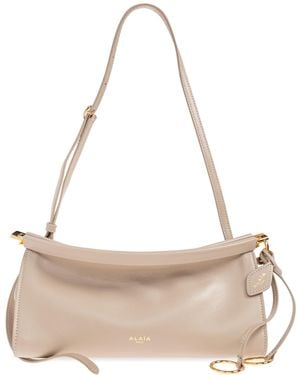 Alaïa Shoulder Bag 'Le Click' - Natural
