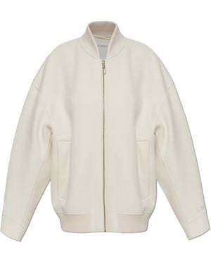 Sportmax "Ondata" Bomber Jacket - White