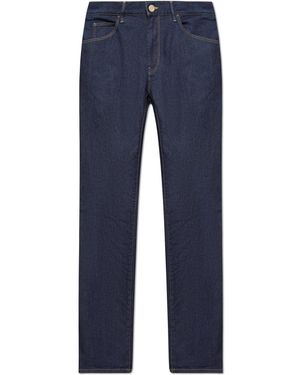 Giorgio Armani Jeans With Logo - Blue