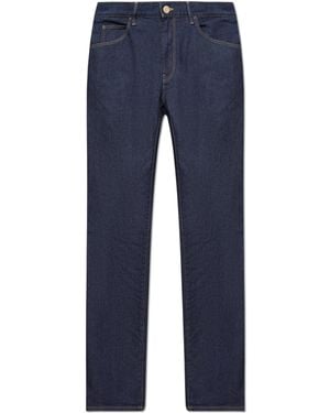 Giorgio Armani Jeans With Logo - Blue