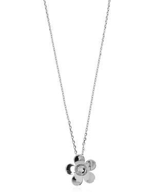 Marc Jacobs Necklace With Floral Motif - White