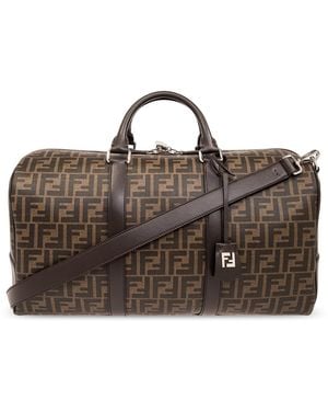 Fendi Duffel Bag With Logo - Brown